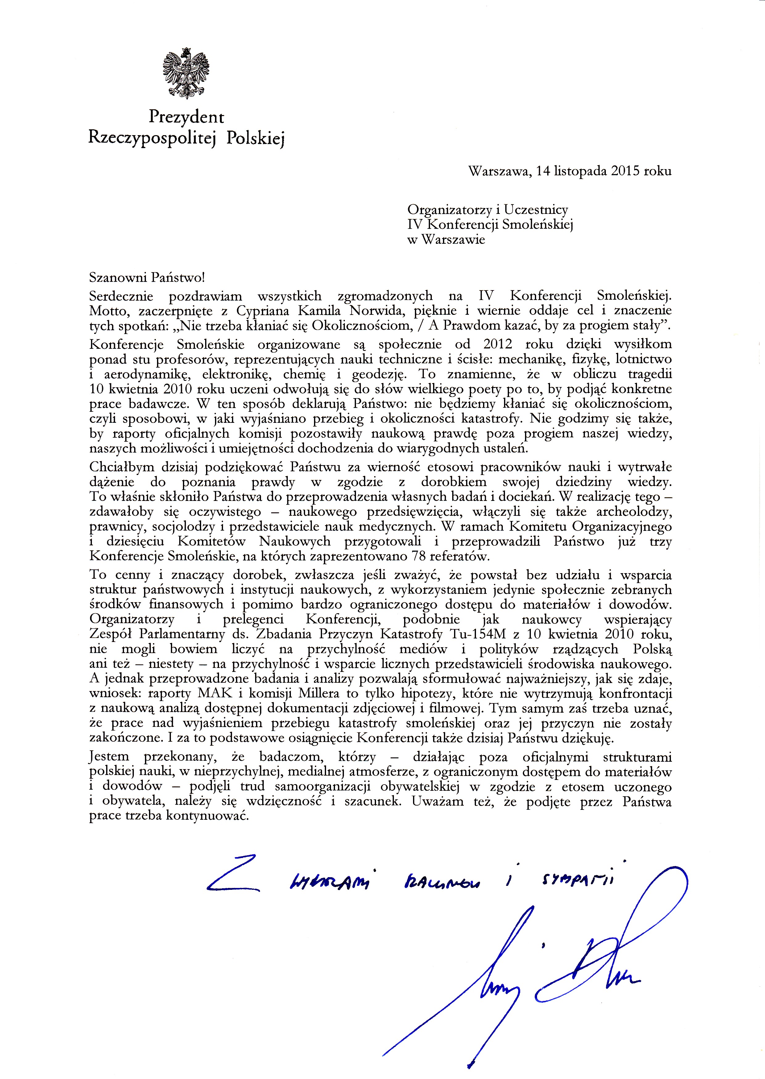 Nie trzeba kłaniać się Okolicznościom